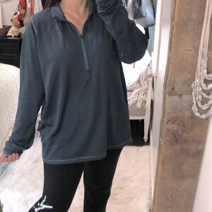 Adidas size XLarge performance fit blue pullover